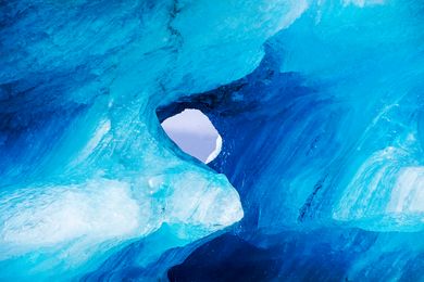 Ice formation in Iceland
