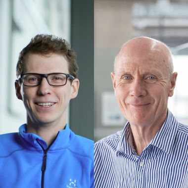 Photo of Dr Michael A. Crone and Prof Paul S. Freemont of Imperial College London, UK, to accompany their viewpoint on building resilient biotech ecosystems to combat the next pandemic, published in Frontiers in Science