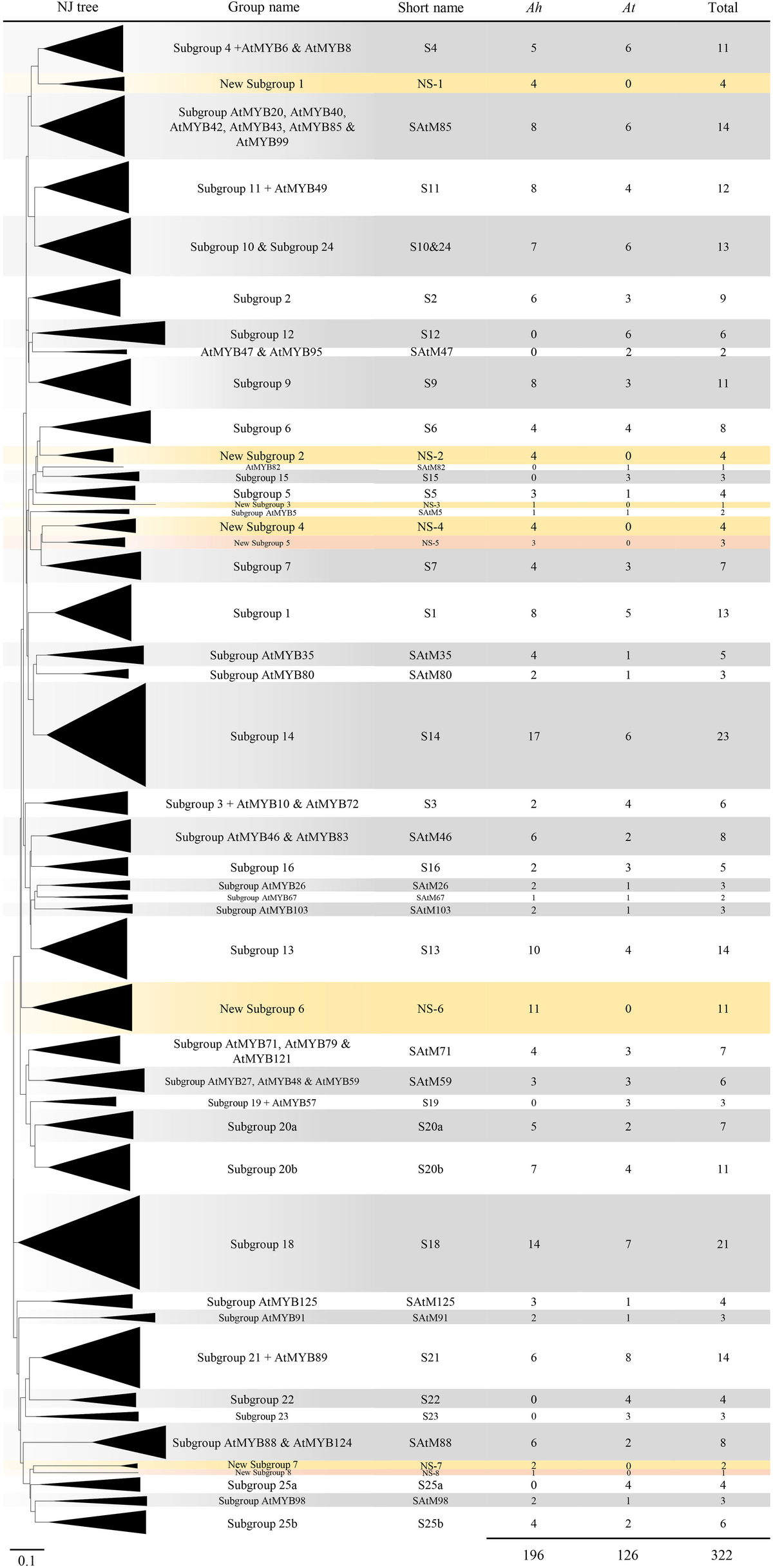 Frontiers | Genome-wide analysis of R2R3-MYB genes in