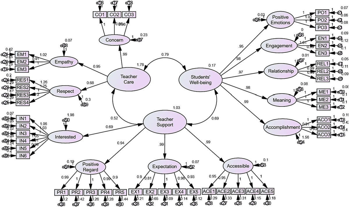 Teachers as the agent of change for student mental health: the role of teacher care and teacher support in Chinese students’ well-being