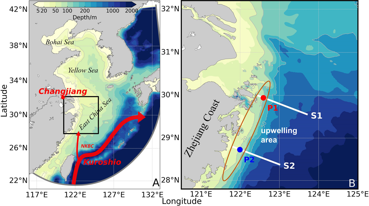 Frontiers | Changjiang and Kuroshio contributions to oxygen