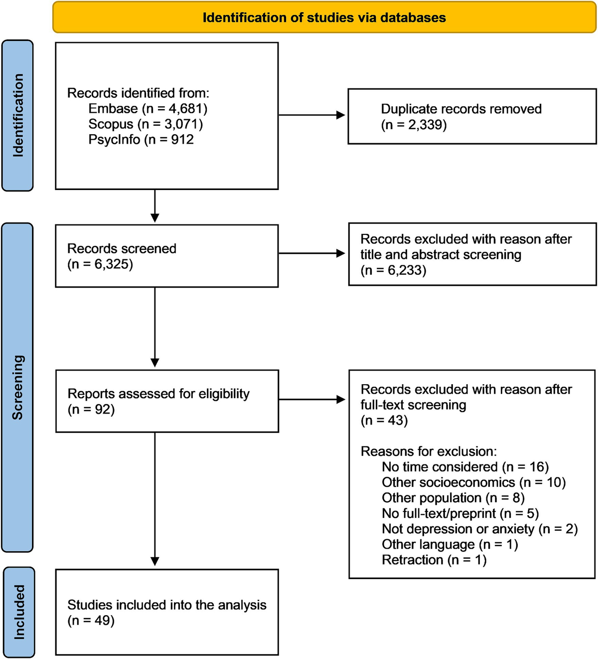 Temporal dynamics of socioeconomic inequalities in depressive and anxiety symptoms during the COVID-19 pandemic: a scoping review