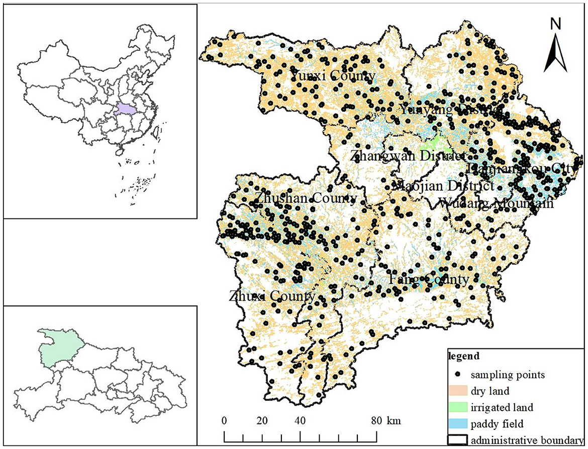 Frontiers | Spatial differentiation and influencing factors