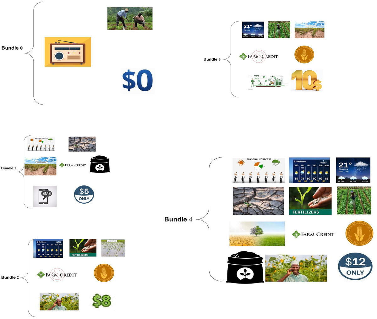 Climate services bundles preferences of smallholder farmers in West Africa