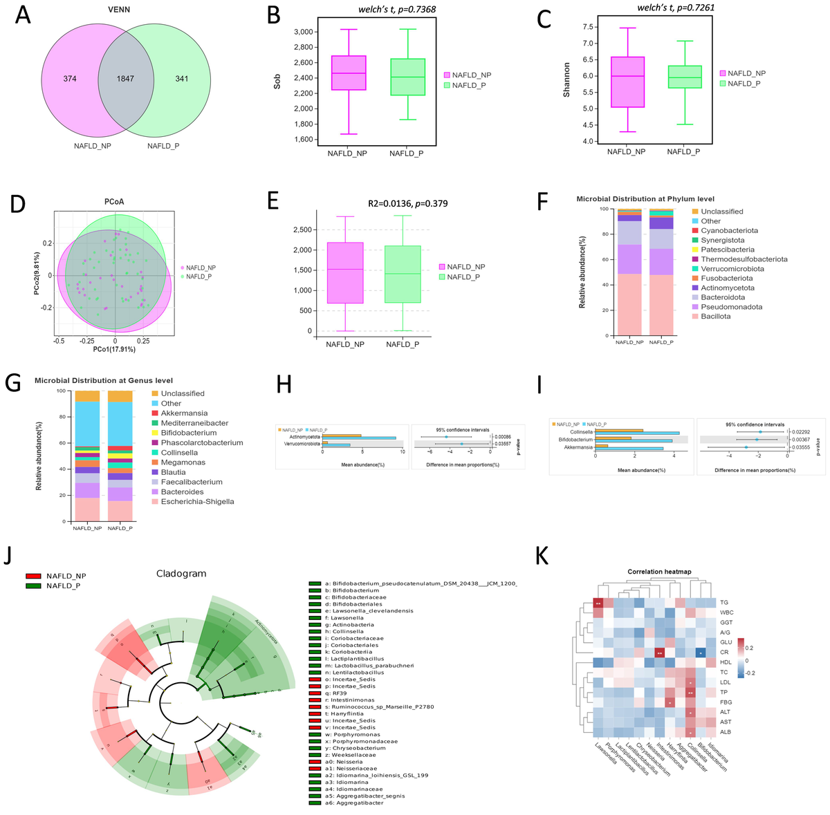 Frontiers | Correlation of intestinal bacteria, fungi and