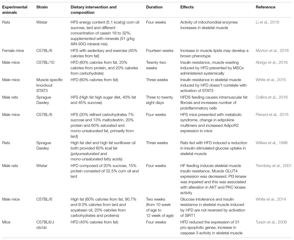 Frontiers | High Fat With High Sucrose Diet Leads to Obesity