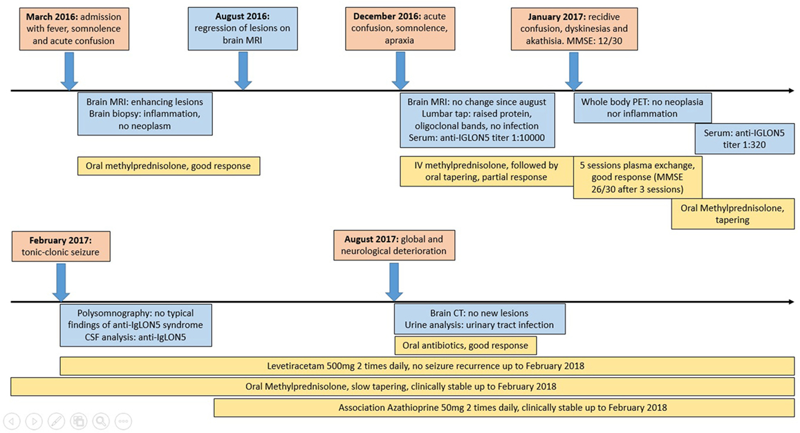 Frontiers | IgLON5-Associated Encephalitis With Atypical