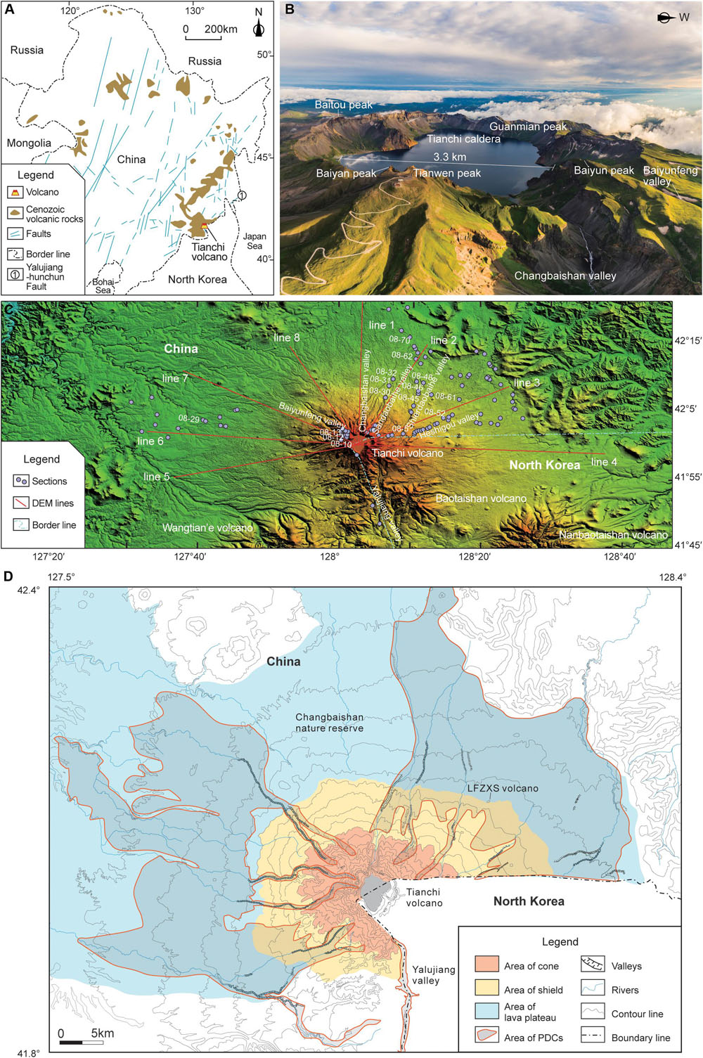 Pyroclastic Density Current Facies in the Millennium Eruption of Tianchi ...