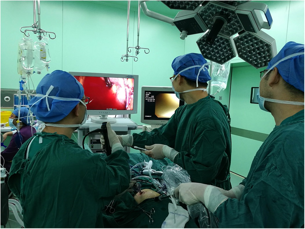 ”wave” Flamboyant, 2 - Triptych Painting by Joelle Kem Lika