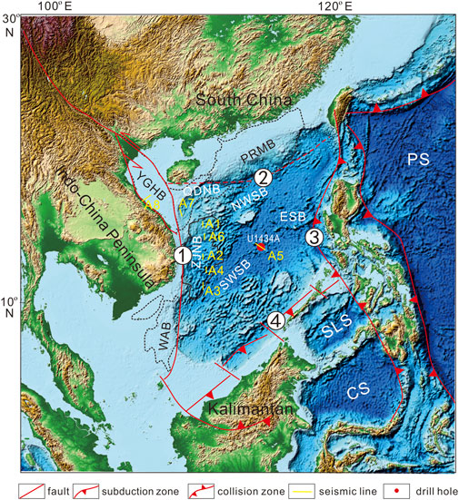 Frontiers | Tectonic dynamics of the Zhongjiannan Basin in