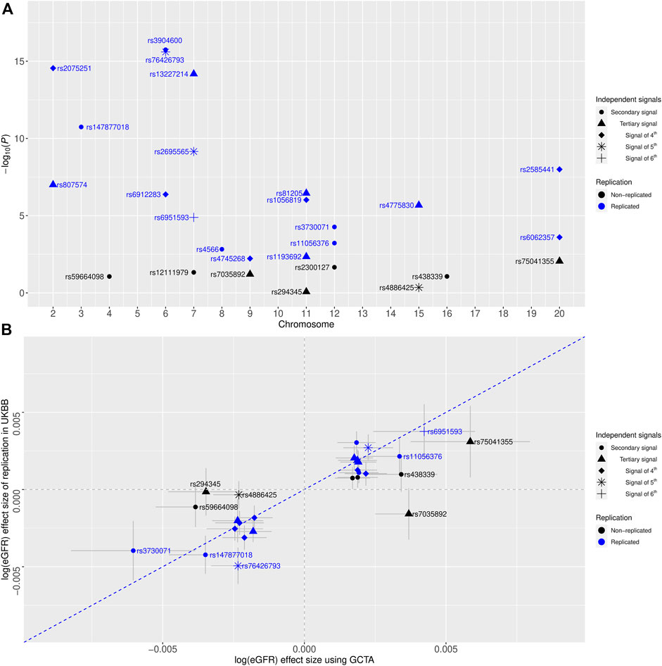 Frontiers Discovery of novel eGFR associated multiple independent