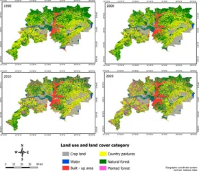 Frontiers | Analysis of past and future urban growth on a
