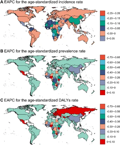 Frontiers | Worldwide trends and future projections of