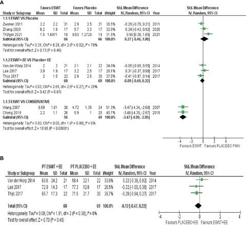 Frontiers | The effectiveness of shockwave therapy on