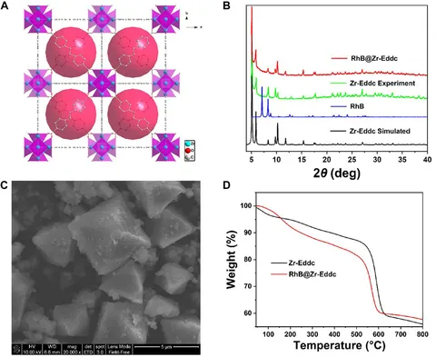 Frontiers | Highly thermostable RhB@Zr-Eddc for the