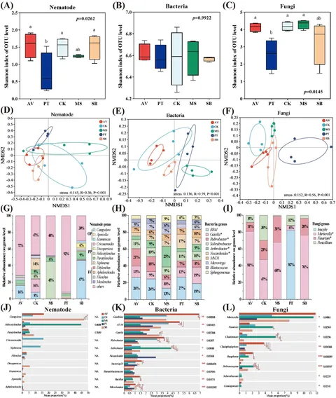 Frontiers | Vegetation types shape the soil micro-food web