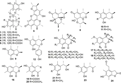 Frontiers | Citrinin Derivatives From Penicillium Citrinum Y34